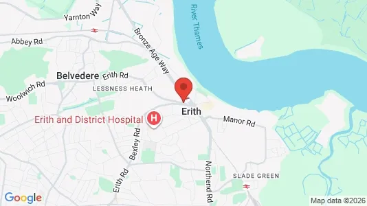 Houses for rent i Erith - Kent - kort over placeringen