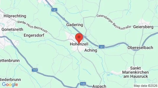 Apartments for rent i Hohenzell - kort over placeringen