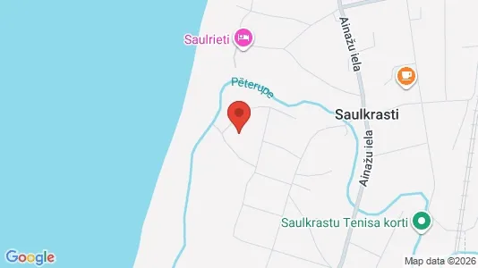 Apartments for rent i Saulkrastu novads - kort over placeringen