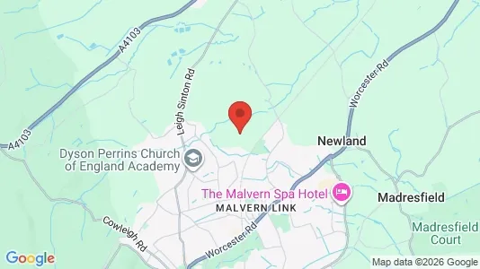 Rooms for rent i Malvern - Worcestershire - kort over placeringen