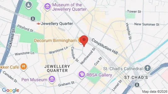 Apartments for rent i Birmingham - West Midlands - kort over placeringen