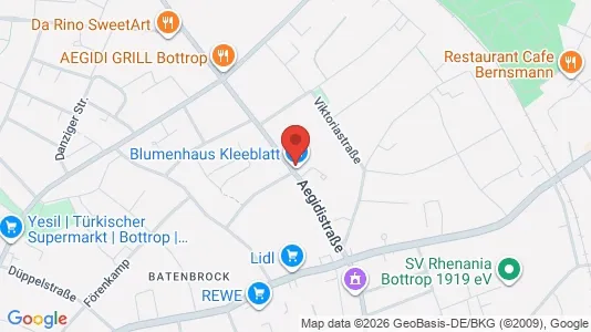 Apartments for rent i Bottrop - kort over placeringen