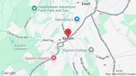 Apartments for rent in Epsom - Surrey - Photo from Google Street View
