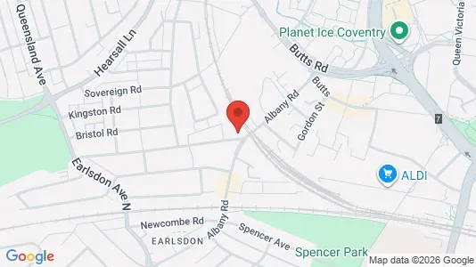 Apartments for rent in Coventry - West Midlands - Photo from Google Street View