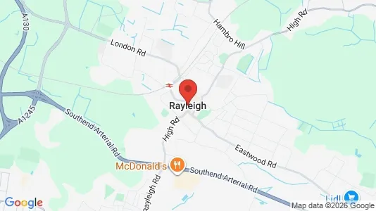 Houses for rent in Rayleigh - Essex - Photo from Google Street View
