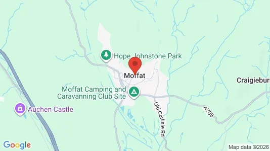 Apartments for rent i Moffat - Dumfriesshire - kort over placeringen