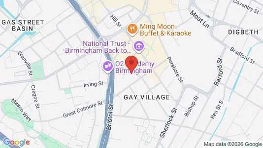 Apartments for rent i Birmingham - West Midlands - kort over placeringen