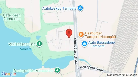 Apartments for rent i Tampere Eteläinen - kort over placeringen