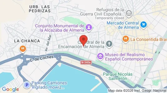 Rooms for rent in Almería - Photo from Google Street View
