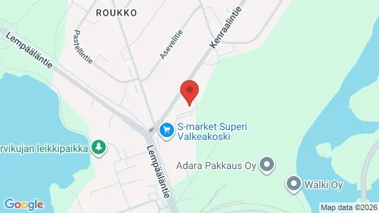 Apartments for rent i Valkeakoski - kort over placeringen