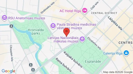 Apartments for rent i Riga Centrs - kort over placeringen
