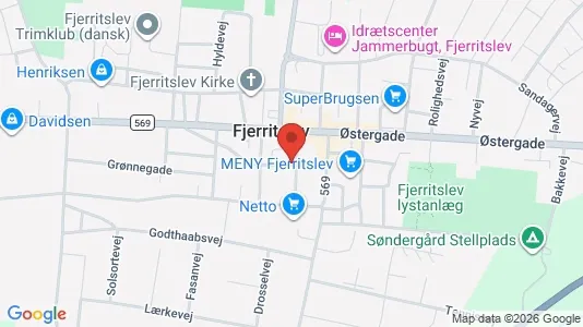Apartments for rent in Fjerritslev - Photo from Google Street View