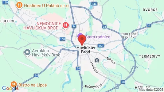 Apartments for rent in Havlíčkův Brod - Photo from Google Street View