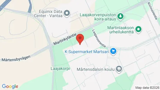 Apartments for rent i Vantaa - kort over placeringen