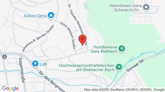 Apartments for rent in Gera - Photo from Google Street View