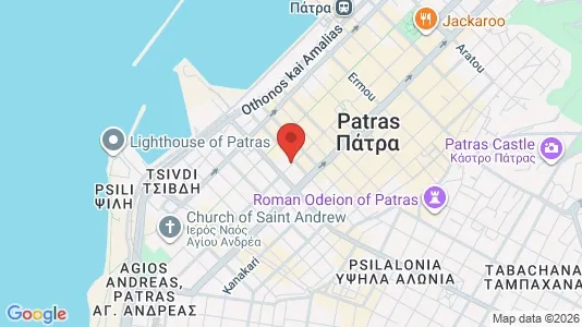 Apartments for rent i Patras - kort over placeringen