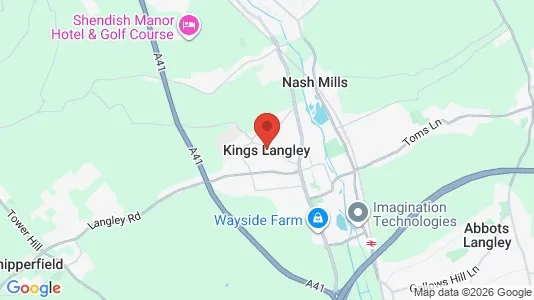 Houses for rent i Kings Langley - Hertfordshire - kort over placeringen