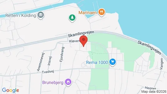 Apartments for rent i Kolding - kort over placeringen