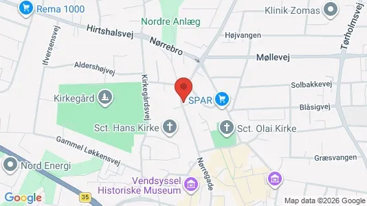 Apartments for rent in Hjørring - Photo from Google Street View