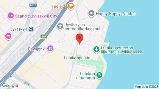 Apartments for rent i Jyväskylä - kort over placeringen