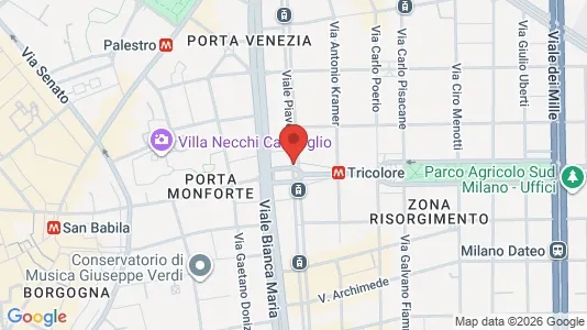 Apartments for rent i Milano Zona 1 - Centro storico - kort over placeringen