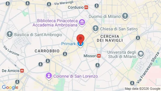 Apartments for rent i Milano Zona 1 - Centro storico - kort over placeringen