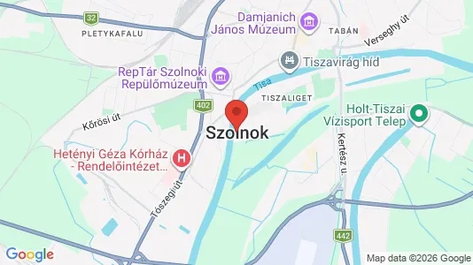 Apartments for rent in Szolnoki - Photo from Google Street View