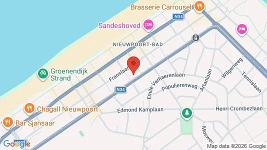 Apartments for rent i Nieuwpoort - kort over placeringen