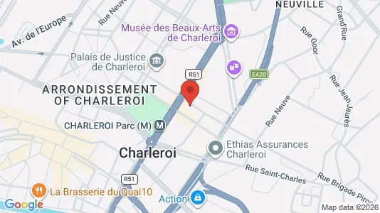 Apartments for rent in Charleroi - Photo from Google Street View