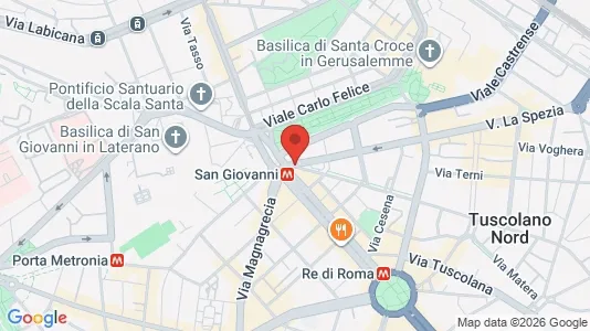 Apartments for rent i Roma Municipio II – Parioli/Nomentano - kort over placeringen