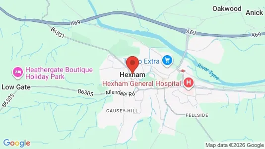 Apartments for rent in Hexham - Northumberland - Photo from Google Street View