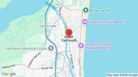 Apartments for rent in Great Yarmouth - Norfolk - Photo from Google Street View