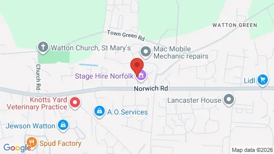 Apartments for rent i Thetford - Norfolk - kort over placeringen