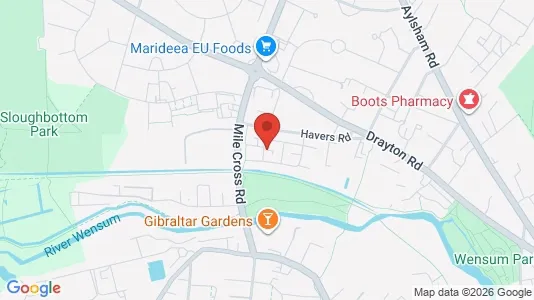Apartments for rent i Norwich - Norfolk - kort over placeringen