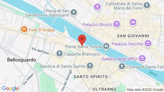 Apartments for rent i Florence - kort over placeringen