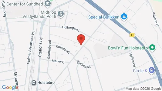 Apartments for rent i Holstebro - kort over placeringen