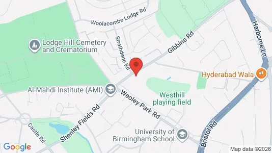 Apartments for rent i Birmingham - West Midlands - kort over placeringen