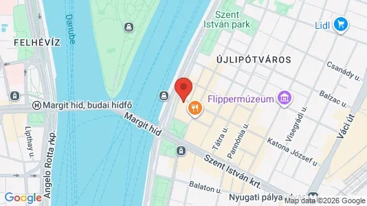 Apartments for rent i Budapest XIII. kerület - kort over placeringen