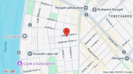 Apartments for rent i Budapest Belváros-Lipótváros - kort over placeringen