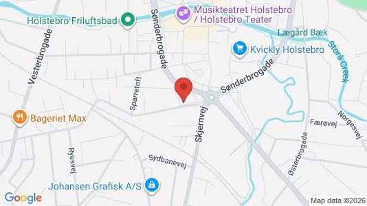 Apartments for rent i Holstebro - kort over placeringen