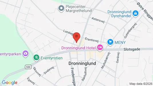 Apartments for rent i Dronninglund - kort over placeringen