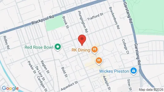 Apartments for rent i Preston - Lancashire - kort over placeringen