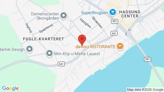 Apartments for rent i Hadsund - kort over placeringen