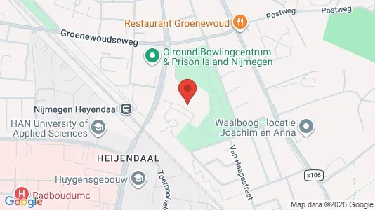 Rooms for rent i Nijmegen - kort over placeringen