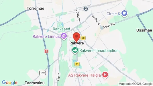 Apartments for rent in Rakvere - Photo from Google Street View