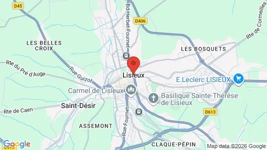 Apartments for rent in Lisieux - Photo from Google Street View