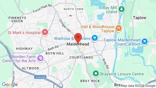 Apartments for rent i Maidenhead - Berkshire - kort over placeringen