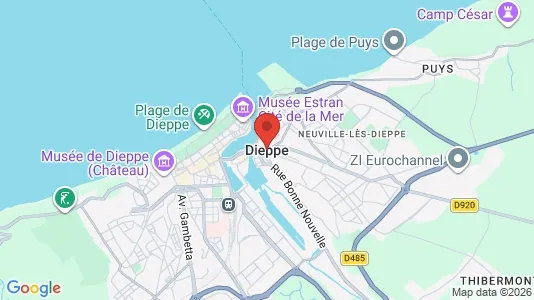 Apartments for rent in Dieppe - Photo from Google Street View