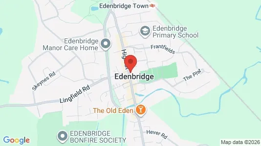 Apartments for rent i Edenbridge - Kent - kort over placeringen