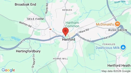 Apartments for rent in Hertford - Hertfordshire - Photo from Google Street View